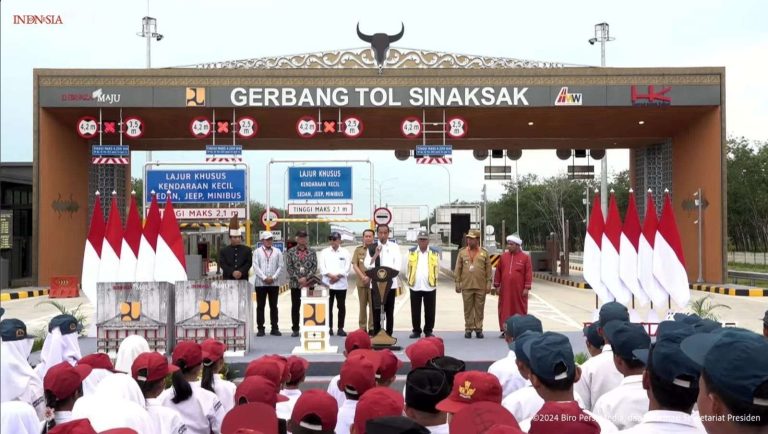 Presiden Resmikan Jalan Tol Binjai-Langsa dan Kuala Tanjung-Tebing Tinggi-Parapat