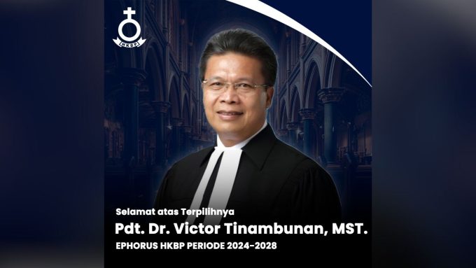 Pdt. Dr. Victor Tinambunan, MST. terpilih menjadi Ephorus baru HKBP.