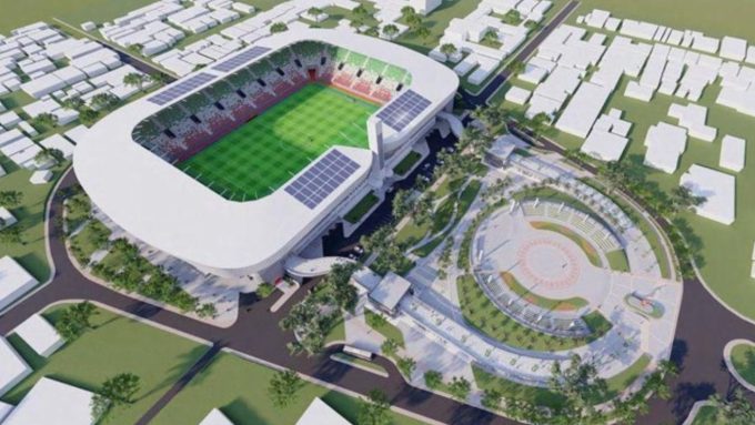 Rancangan Stadion Teladan Medan (Dok. Pemkot Medan).