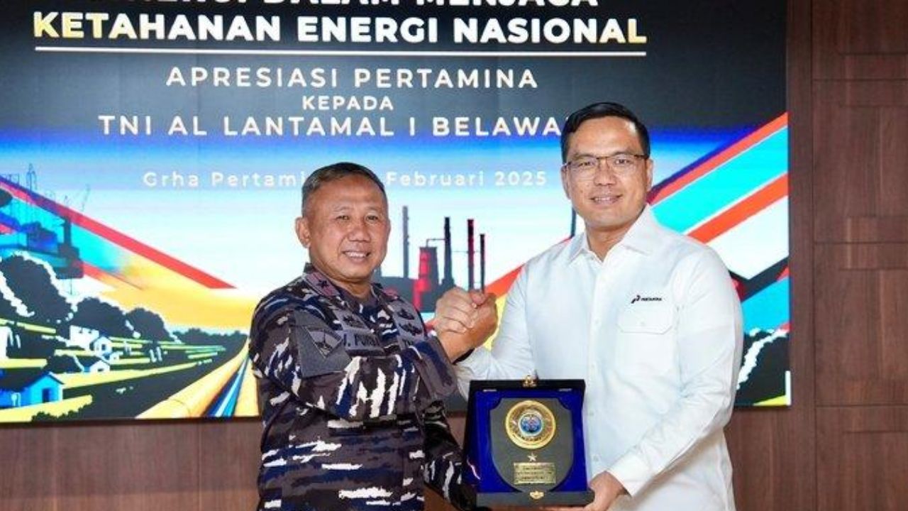 Apresiasi Pertamina kepada Lantamal 1 Belawan.