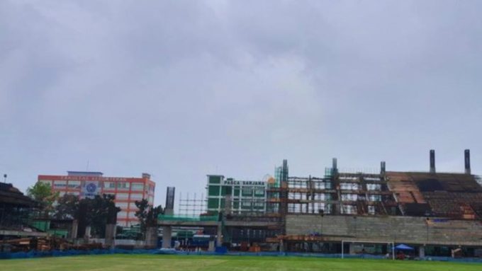 Adanya potensi keterlambatan pembangunan Stadion Teladan (detikSumut).