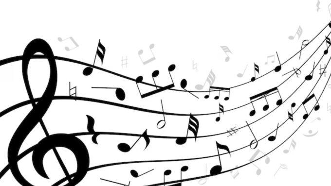 Ilustrasi tangga nada.