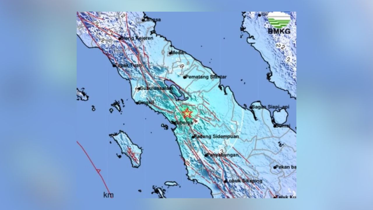 Gempa di Tapanuli Utara (BMKG).