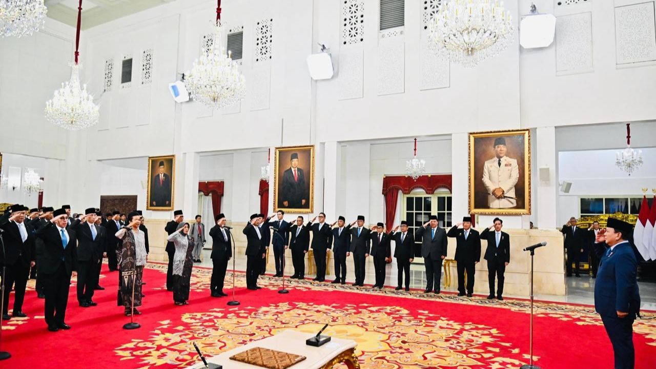 Presiden Prabowo lantik 31 Duta Besar di Jakarta.