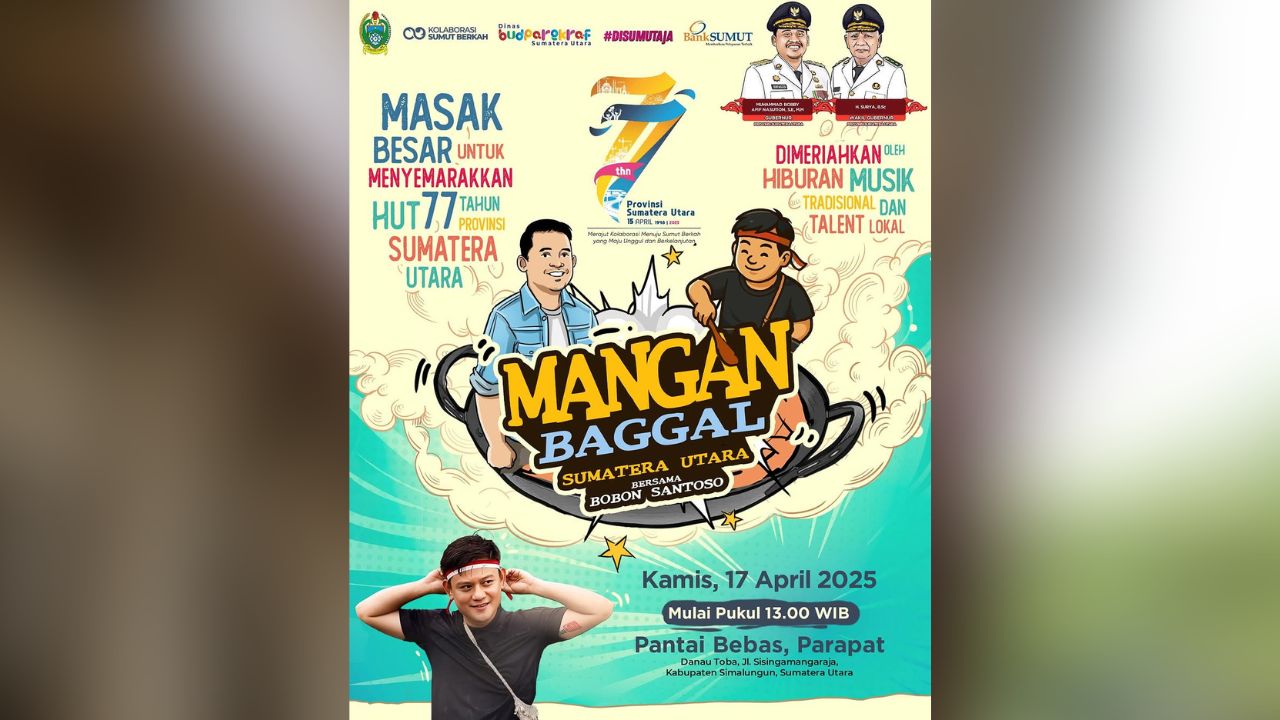 Yuk kita meriahkan Mangan Baggal Sumatera Utara,