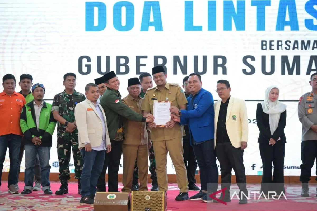Gubernur Sumut Gelar Doa Lintas Agama untuk Jaga Kondisi Kondusif dan Aman.